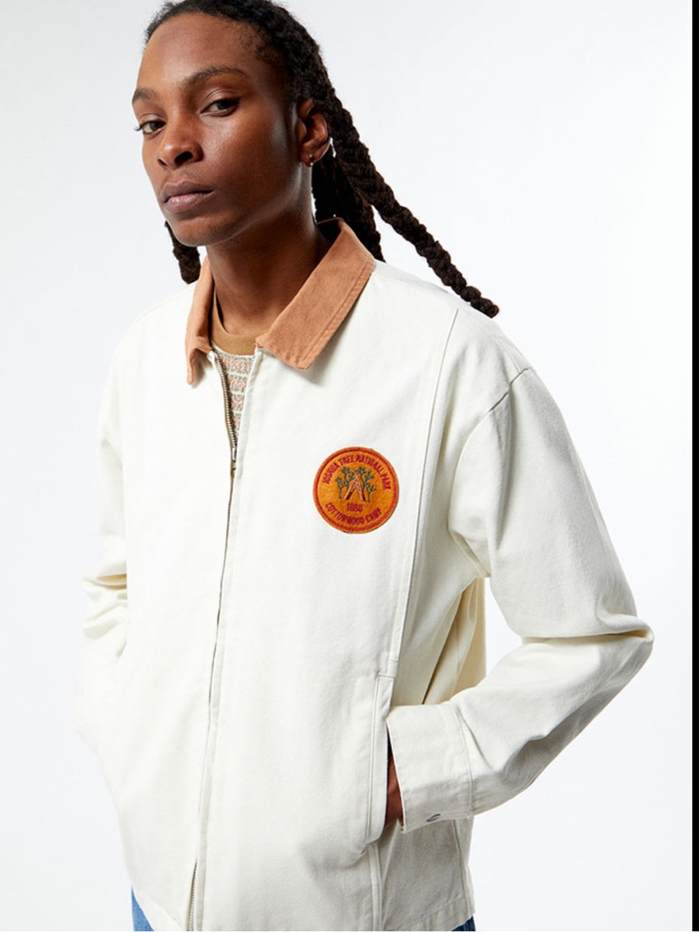 PacSun Joshua Tree Gas Jacket with Brown Cord Collar